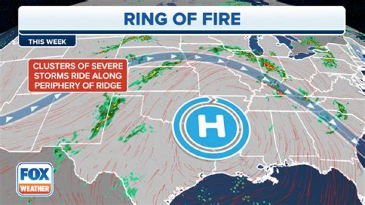 "Ring of Fire" Thunderstorms Could Flood These Regions As Extreme Weather Week Begins